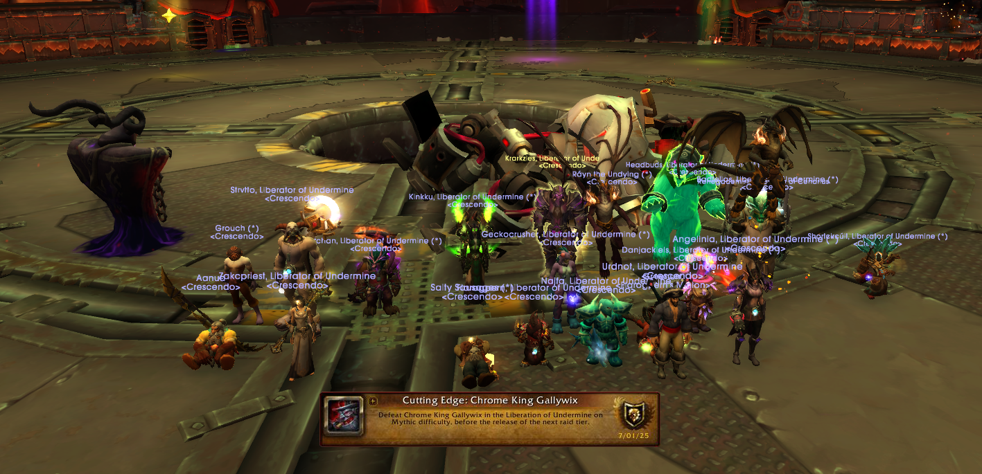 Liberation of Undermine Cutting Edge kill